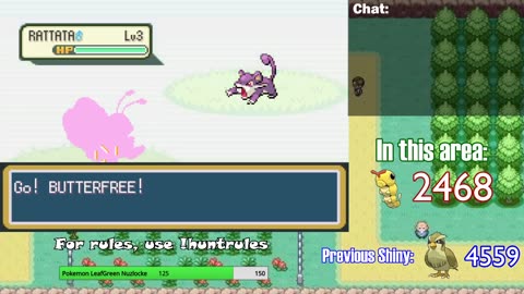 Pokémon FireRed, but I need to catch a Shiny to leave a Route #24 *STREAM ARCHIVE*