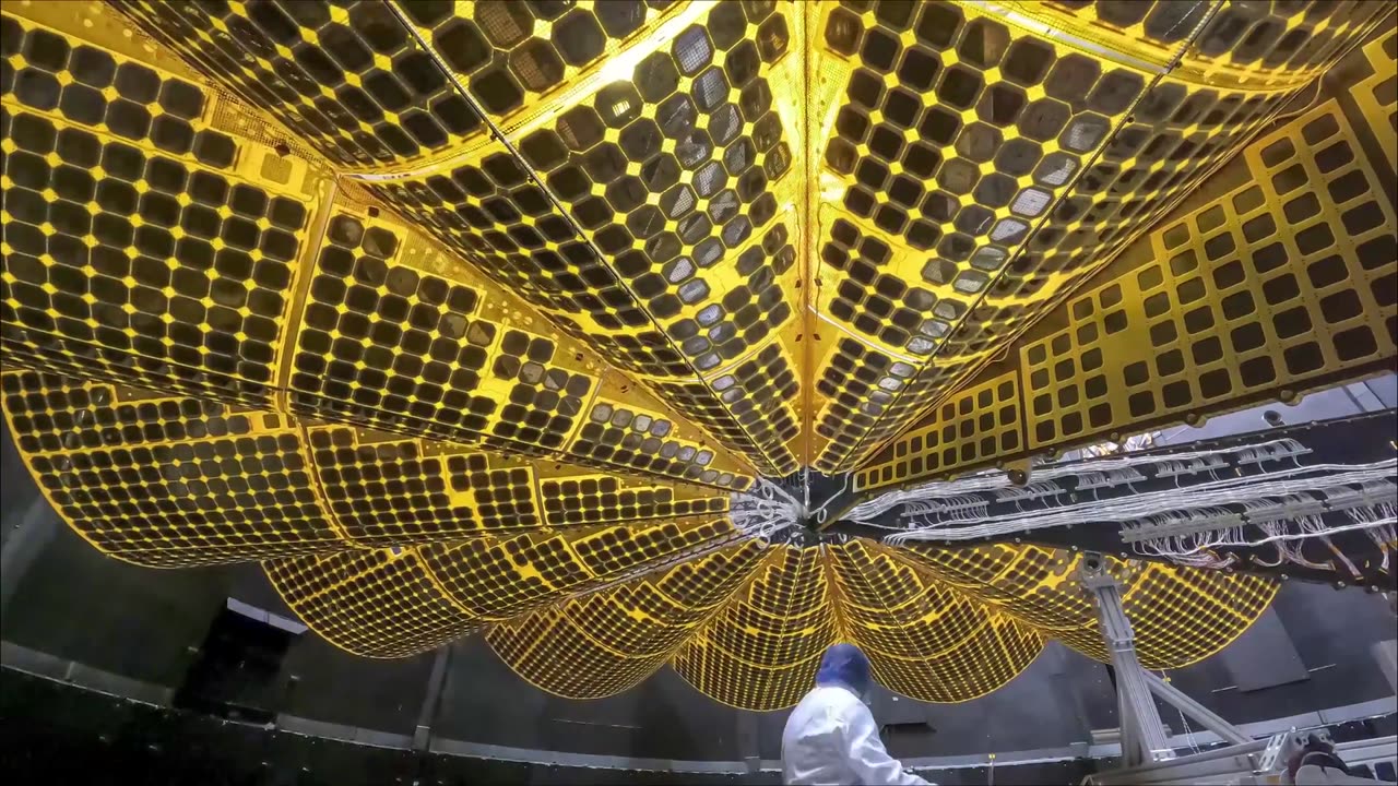 NASA's Mission Lucy extends its solar arrays