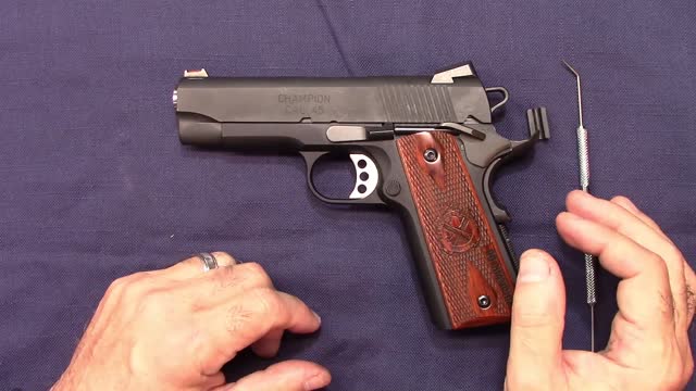 Disassemble, reassemble the Springfield Range Officer Compact .45