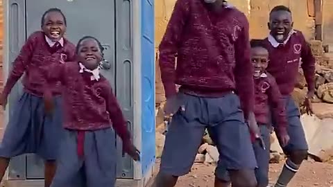 Funny children dance