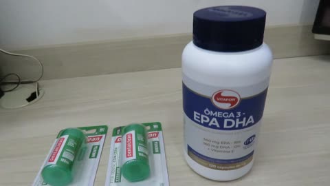 Ômega 3 Epa Dha 1G (120 Caps), Vitafor + 2x Fita Dental Expansive 100 Metros - Expansivo