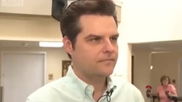 Gaetz is on form again.