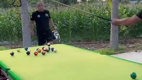 Funny video Billiards!!!