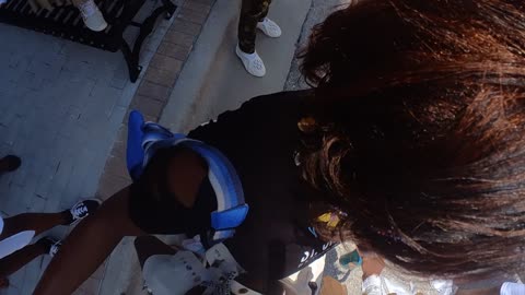 Dancing with the Virgin Islands massive at the Tampa Bay Carribean Carnival