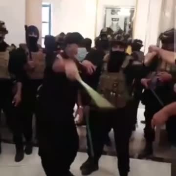 Shi'ites Storm the Presidential Palace in Baghdad, Iraq
