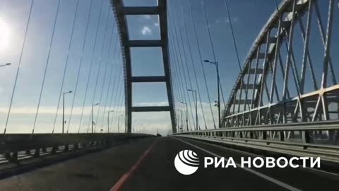 Repair of the Crimean bridge continues