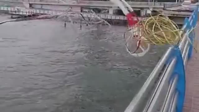 Amazing fishing skills