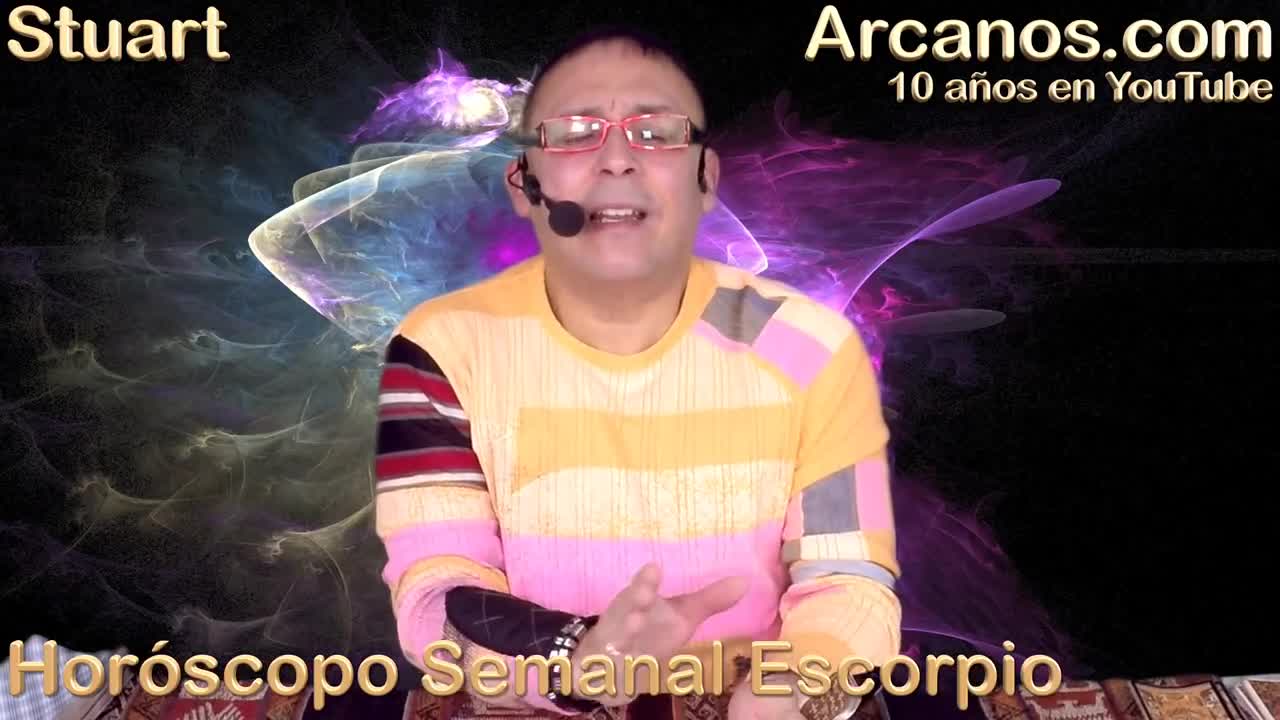 ESCORPIO ENERO 2018-04-21 al 27 Ene 2018-Amor Solteros Parejas Dinero Trabajo-ARCANOS.COM