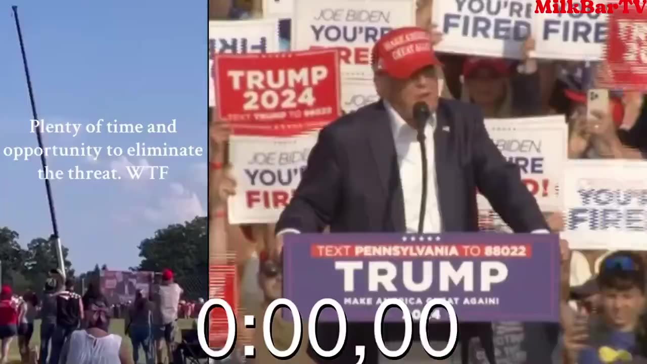 🚨 Breaking: Real-Time Footage of Trump Assassination Attempt Released