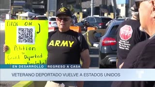 Mire el conmovedor regreso a EE.UU. de un veterano deportado hace más de 25 años