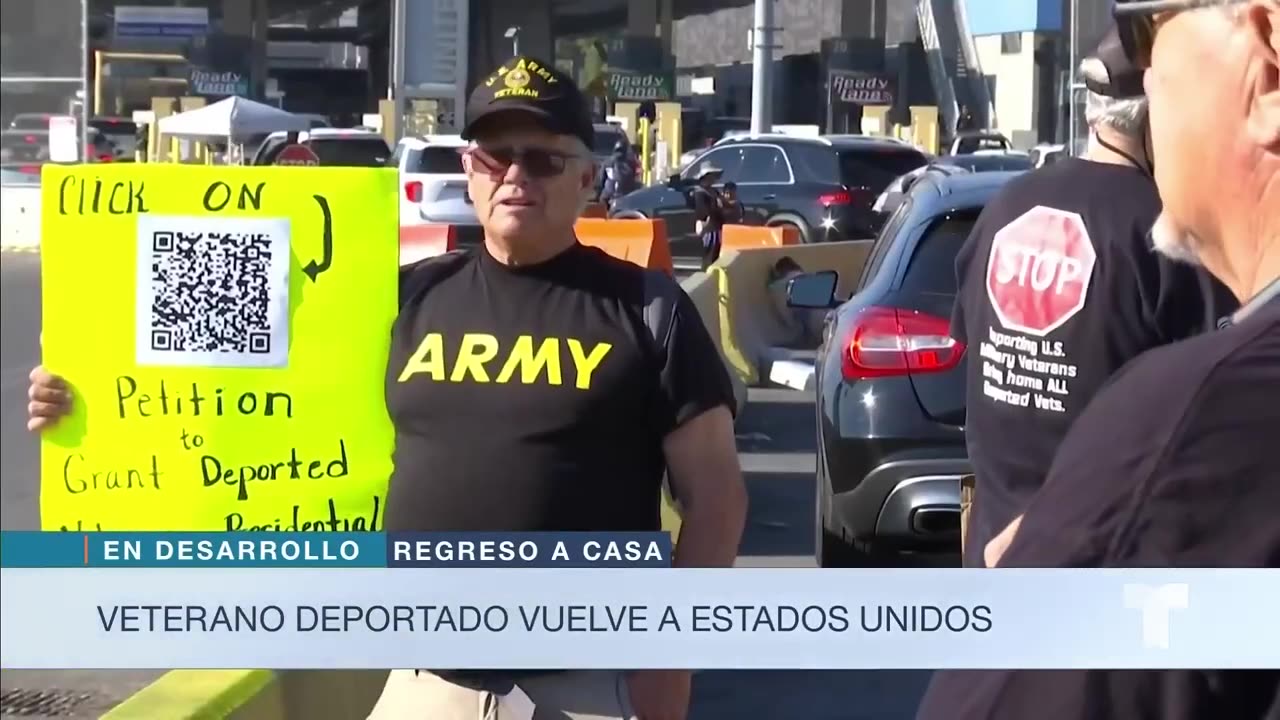 Mire el conmovedor regreso a EE.UU. de un veterano deportado hace más de 25 años