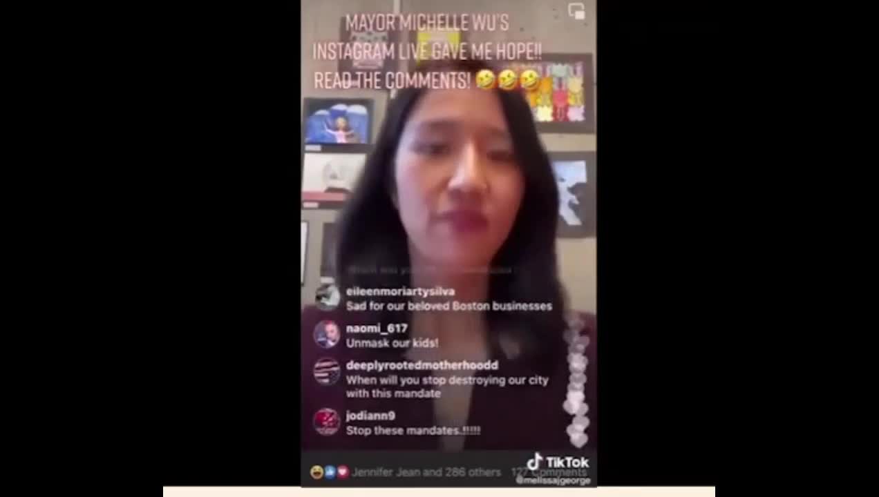 Boston mayor gets ROASTED in her livestream comments