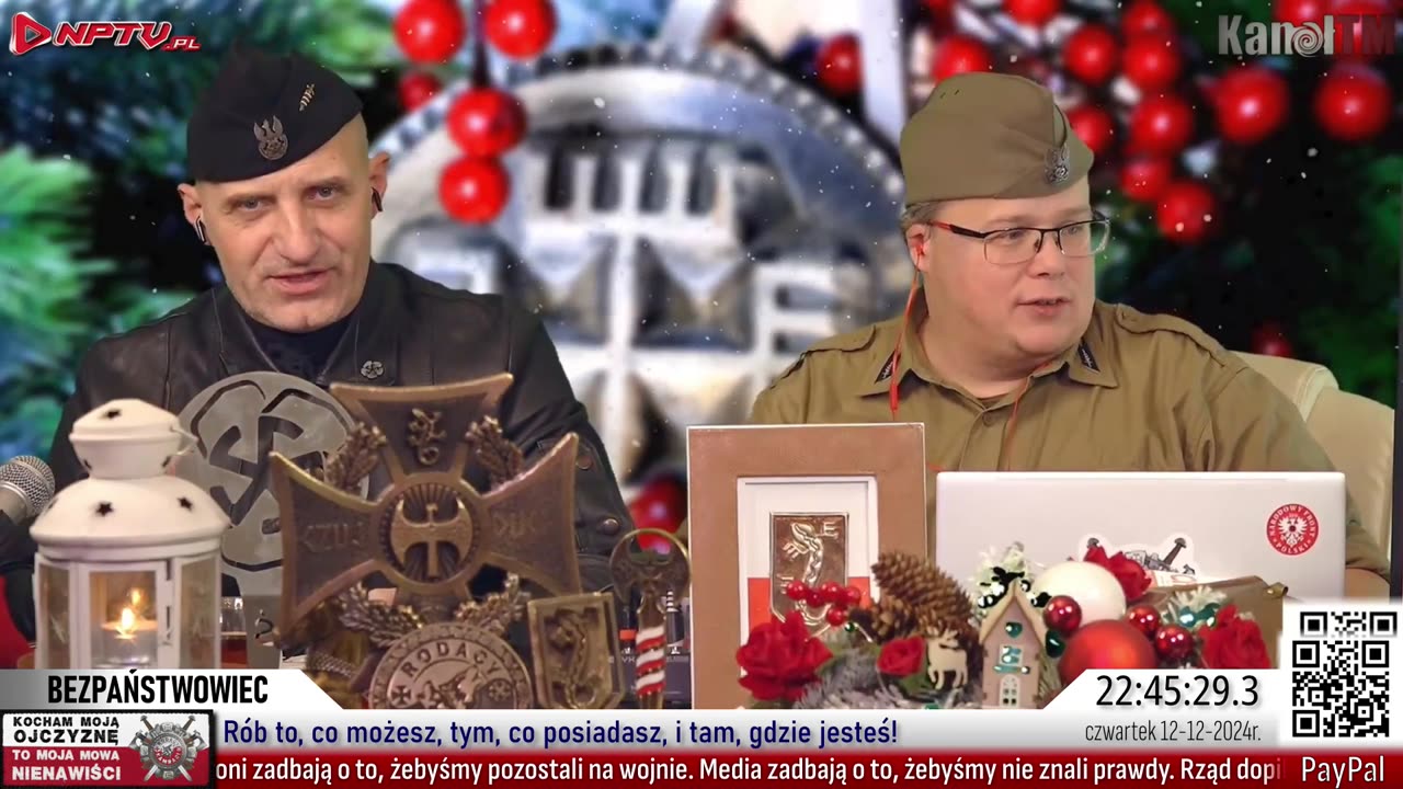 BEZPAŃSTWOWIEC! Czw. 12.12.2024r. W. Olszański, M. Osadowski Rodacy Kamraci NPTV.pl