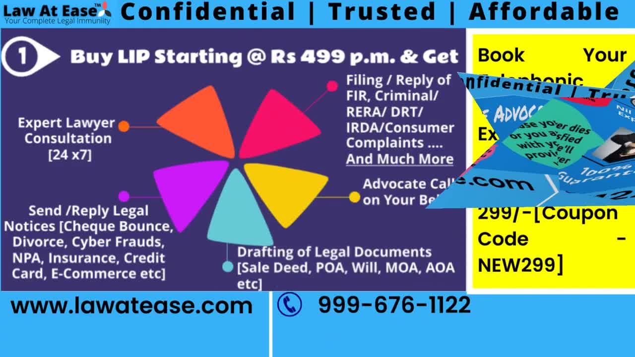 Hire #1 Advocate Online for Affordable Legal Advice In Delhi Noida India || Lawyer @ Rs 499 p.m.