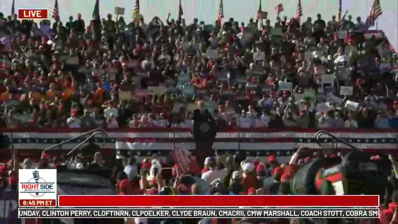 Rand Paul's 3 minute visit to Trump Rally Phoenix AZ 10-28-2020