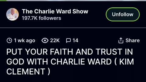 Kim Clement : Charlie Ward