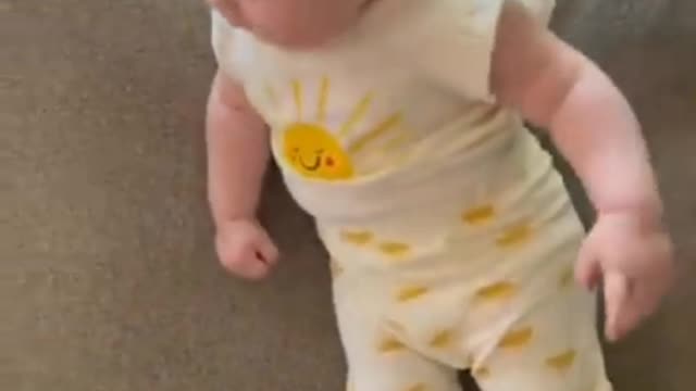 Cute baby beutiful smile video