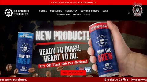 Try Blackout Coffee Today! https://www.blackoutcoffee.com?p=BoNofhazE