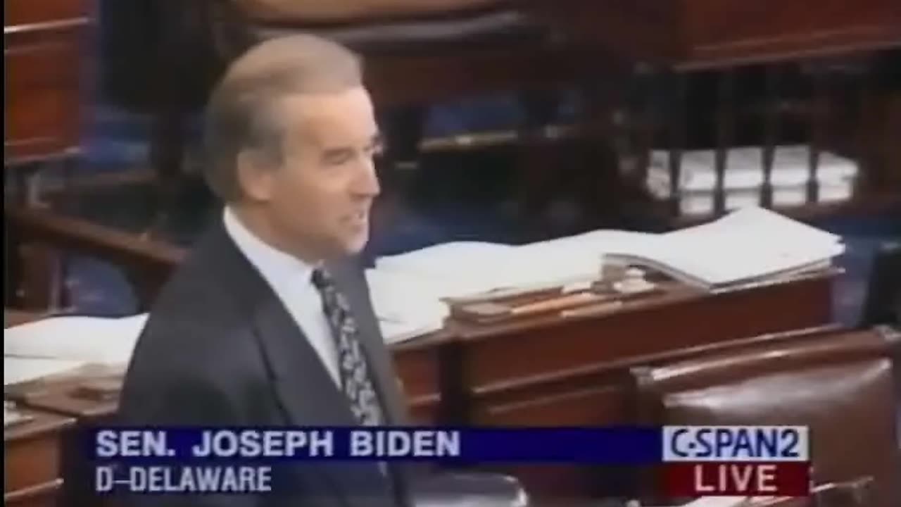 Senator Joe Biden's Racist Remarks Regarding His 1994 Crime Bill on 11/18/1993 (12 Minutes)