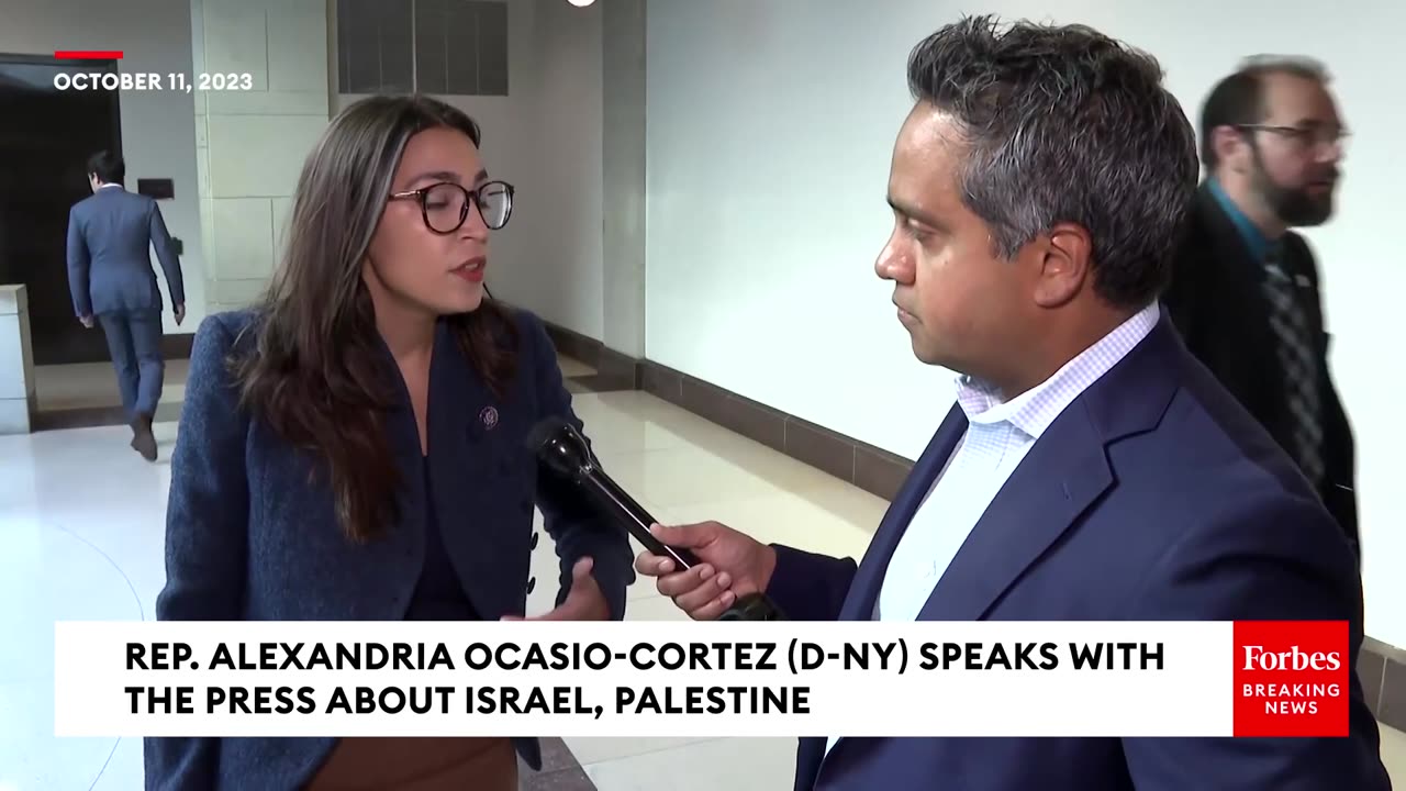 JUST IN- AOC Calls For A 'Nuanced' Conversation On Israel And Palestine