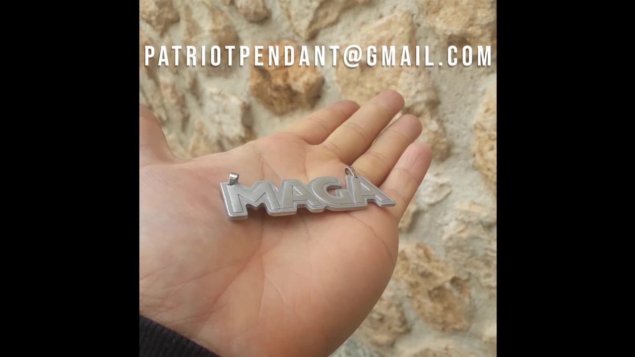 I made a MAGA Pendant - My 1st GIVEAWAY