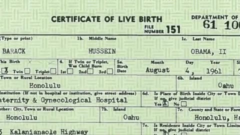 White House Birth Certificate is Forgery- 2 of 4