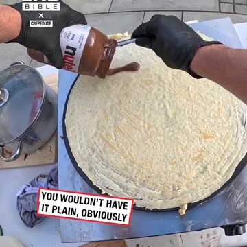 Satisfying Crepe Making