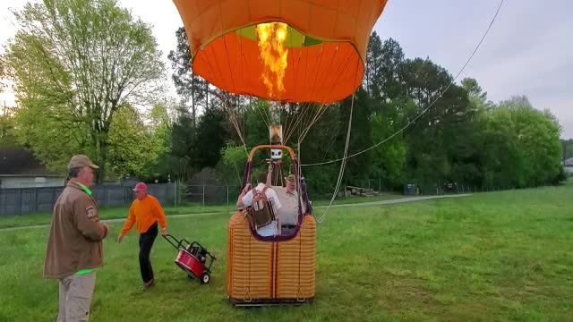 A magical flight for special couple