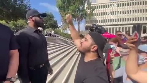 CROWD CHANTING “AOC’s A LIAR”