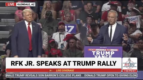 Crowd Erupts in Excitement When RFK Jr. Takes the Mic at Trump Rally in Arizona