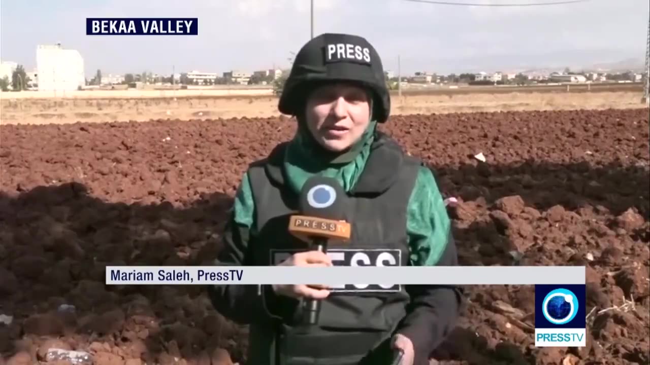 Press TV's reporter in Lebanon's eastern Bekaa Valley