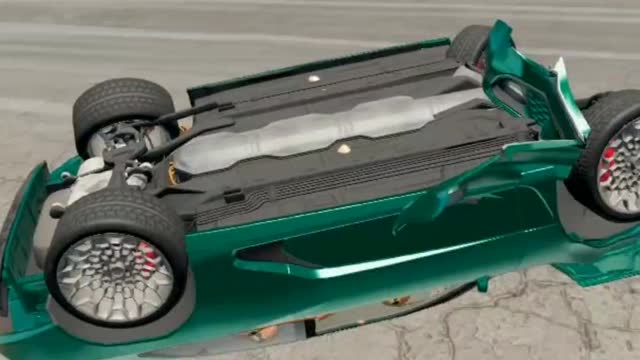 Downhill at speed #1.4 #Shorts #beamng #beamng_drive #beamng_drive_mods #beamng_mod #beamng_crashes