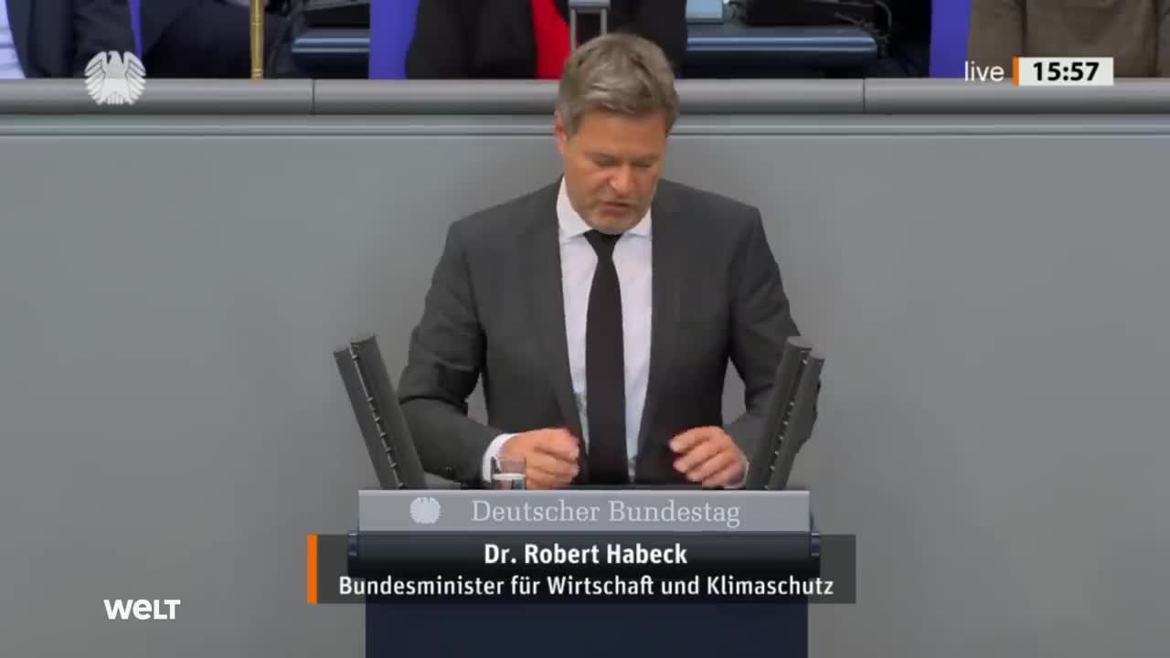 Habeck: Sind wir denn hier im Fußballstadion, oder was?