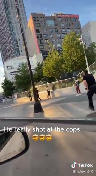 NYPD officers getting shot