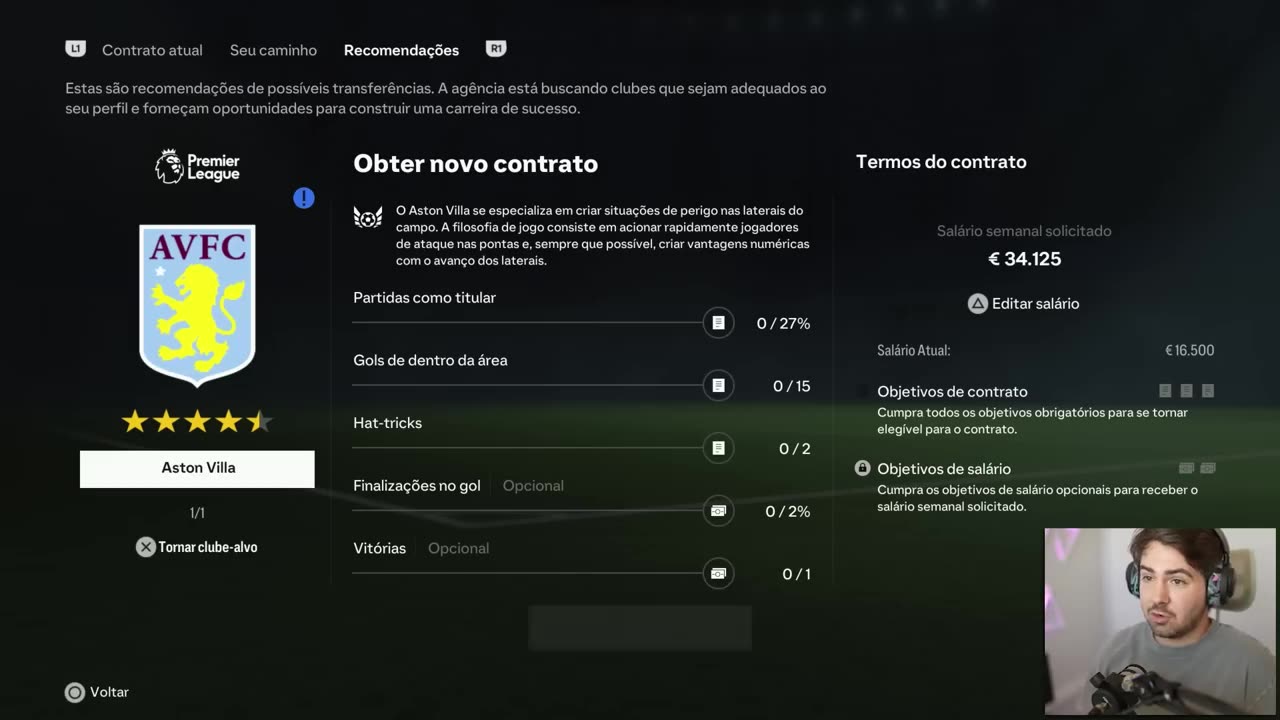 O INICIO DO MODO CARREIRA JOGADOR NO EAFC 24! TEMOS MUITAS NOVIDADES!_