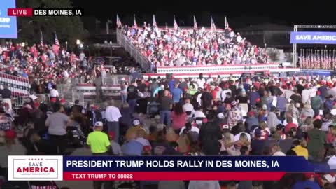 LIVE: President Donald J Trump in Des Moines, IA