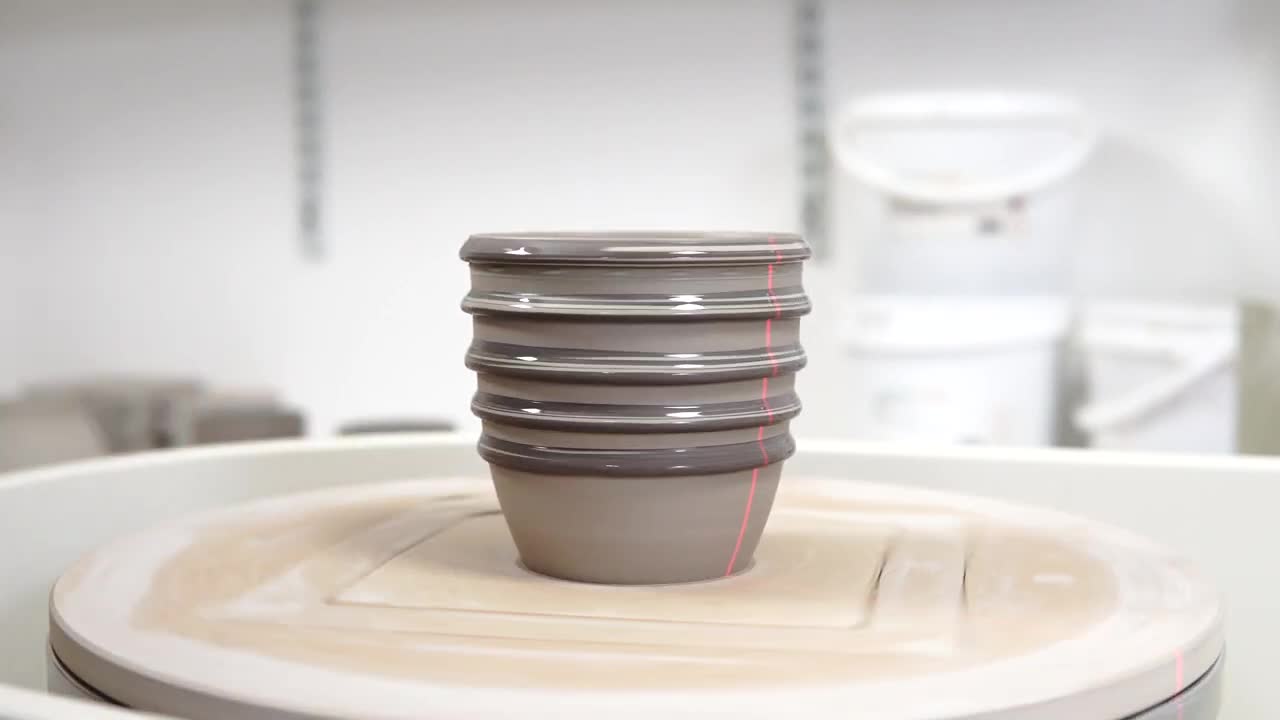 Northern Lights Slip Mug - Satisfying Pottery ASMR