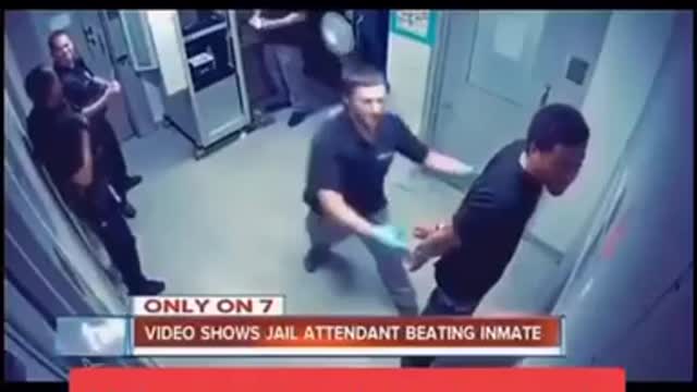 VIDEO SHOWS JAIL ATTENDANT BEATING SO CALLED BLACK INMATE🕎 Leviticus 26:13-28 “Before your enemies”