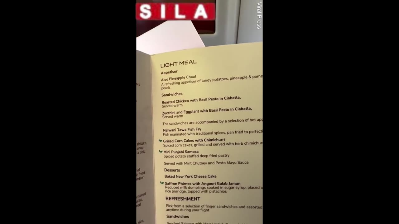 Passenger films disgusting state of Air India first class cabin