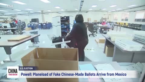 Powell Planeload of Fake Chinese Made Ballots Arrive from Mexico Epoch News China Insider