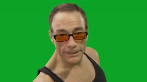 Jean Claude Van Damme - (GREEN SCREEN)