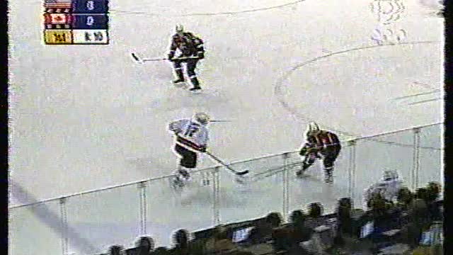 Le match pour la médaille d'or de Hockey des jeux olympiques de 2002