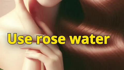 Balancing Scalp pH with Rose Water