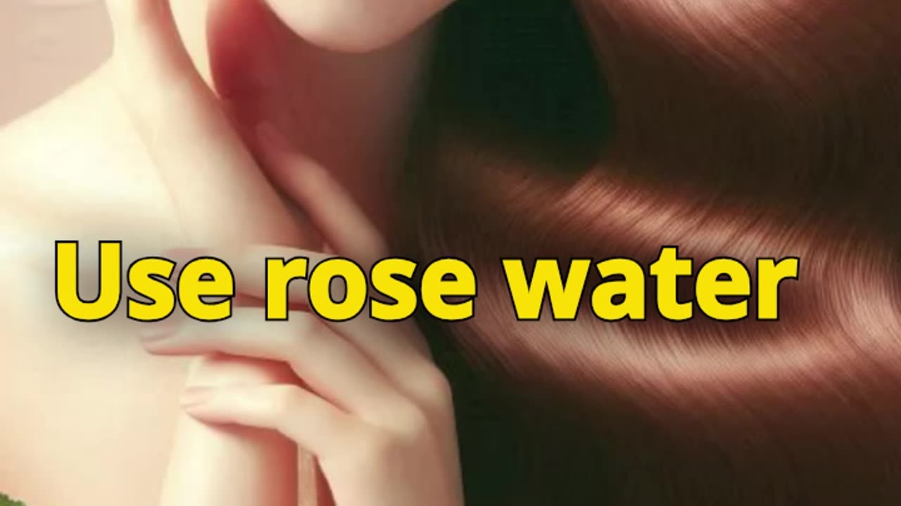 Balancing Scalp pH with Rose Water