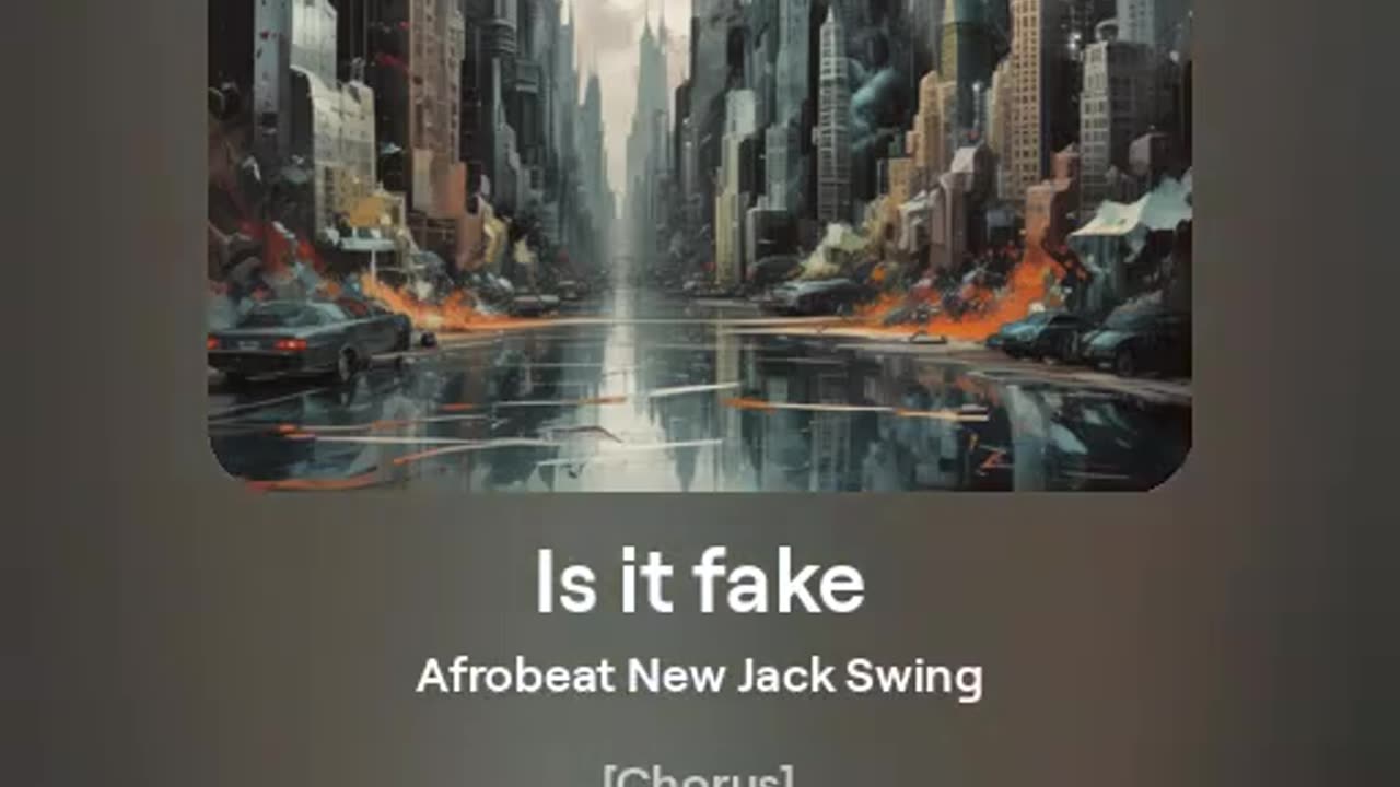 Is it Fake song