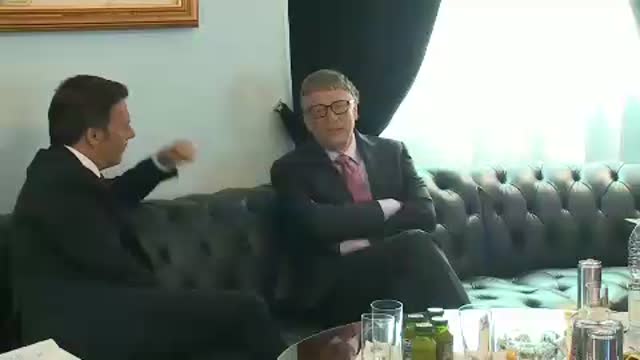 Incontro tra Renzi e Bill Gates