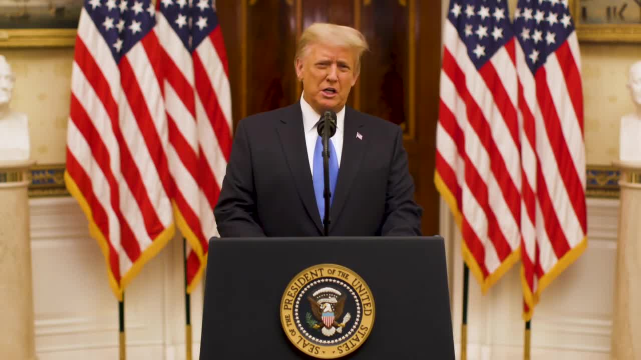 President Trump Releases Farewell Video On Eve Of White House Departure