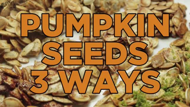 How To Make Pumpkin Seeds 3 Ways - Savory, Sweet & Spicy