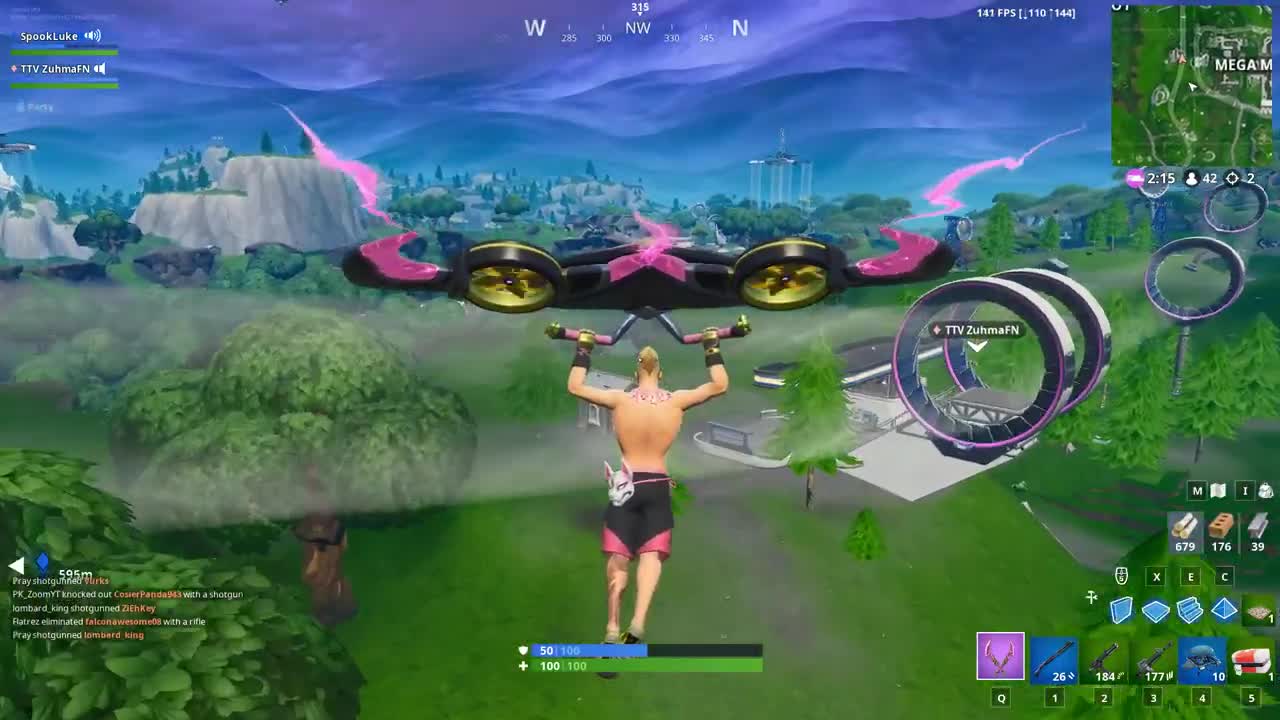 How to destroy multiple opponents at once in Fortnite Battle Royal!