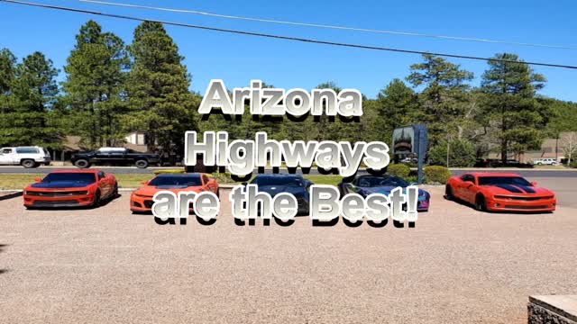 Front bumper view of the Devils Highway from my 2010 Camaro SS